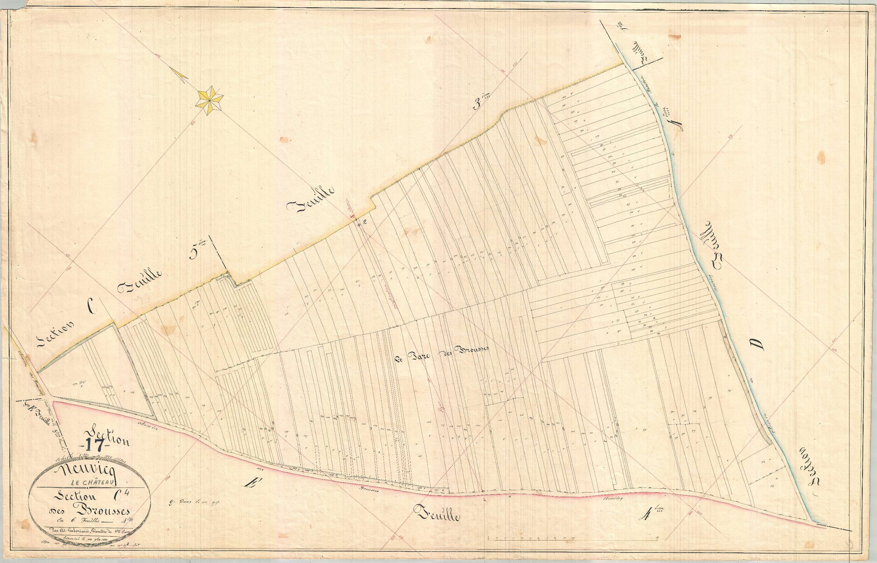 Neuvicq-le-Château - Section C4 dite des Brousses.