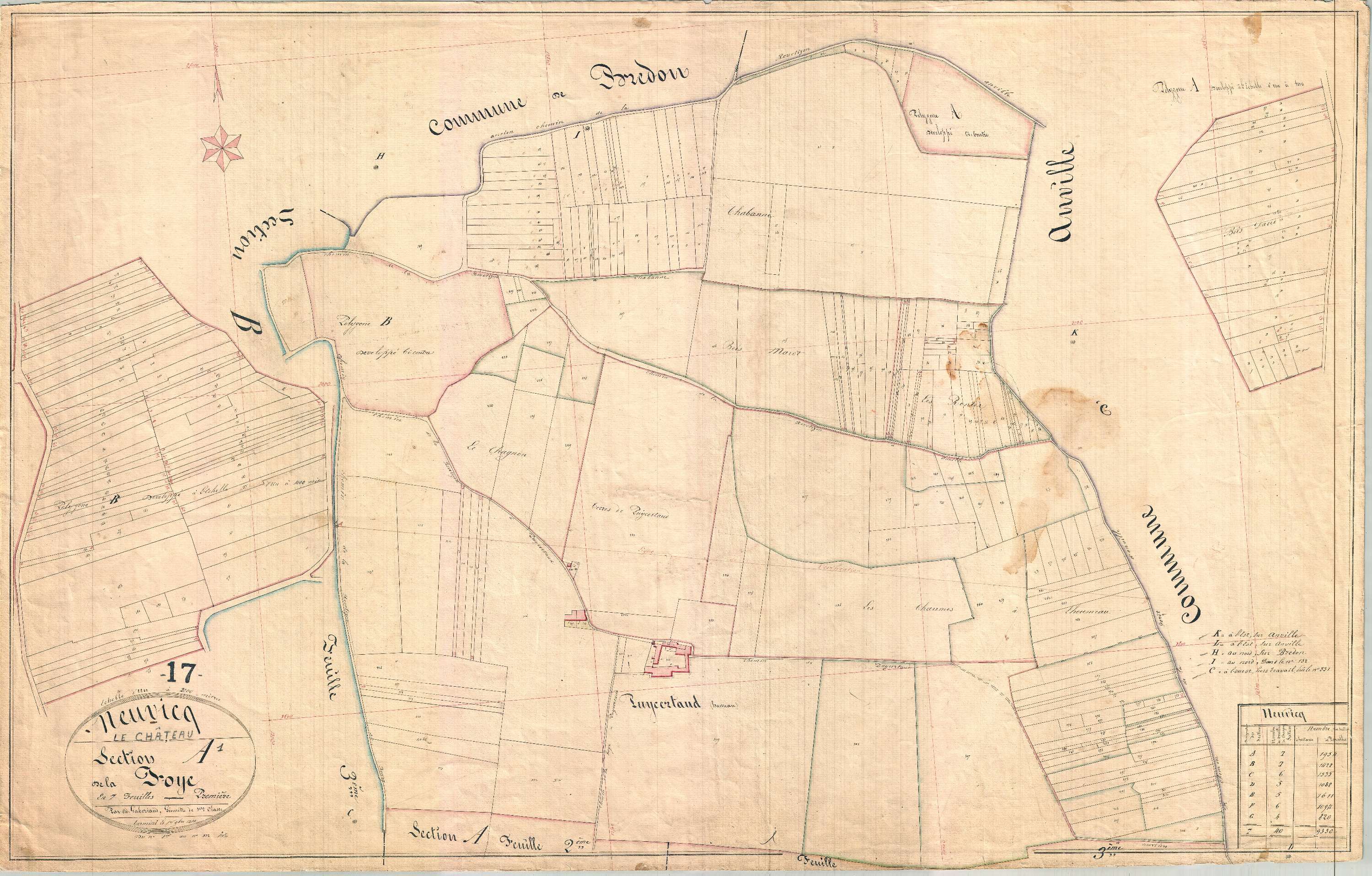 Neuvicq-le-Château - Section A1 dite de la Foye.