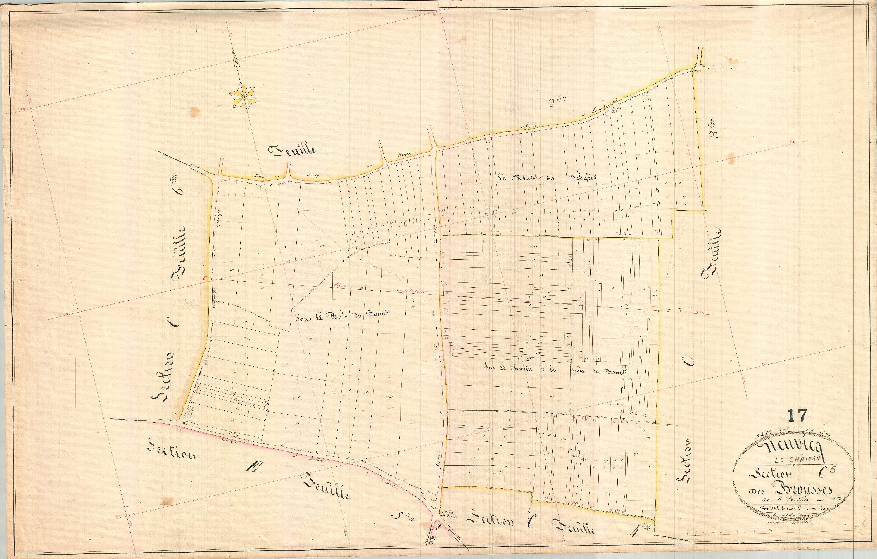 Neuvicq-le-Château - Section C5 dite des Brousses.