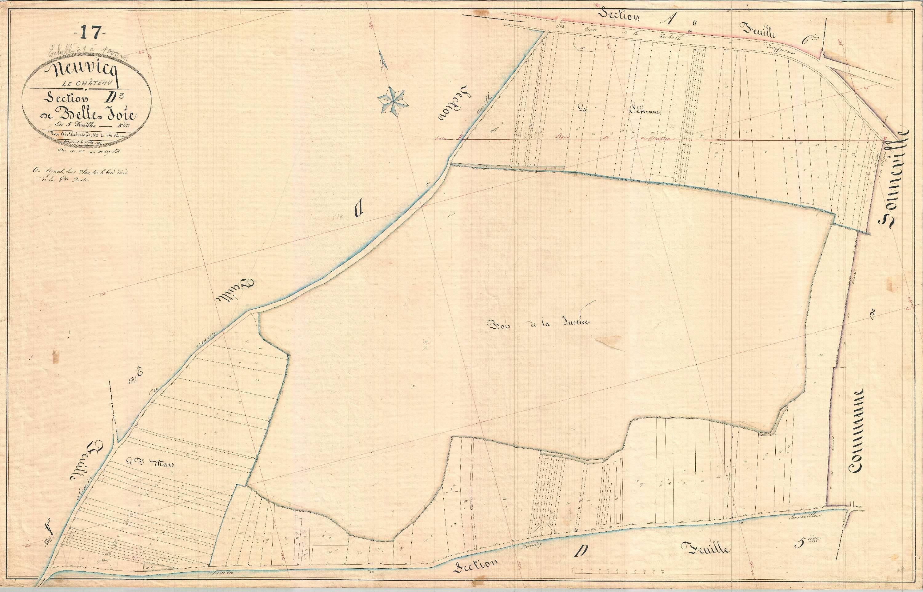 Neuvicq-le-Château - Section D3 dite de Belle Joie.