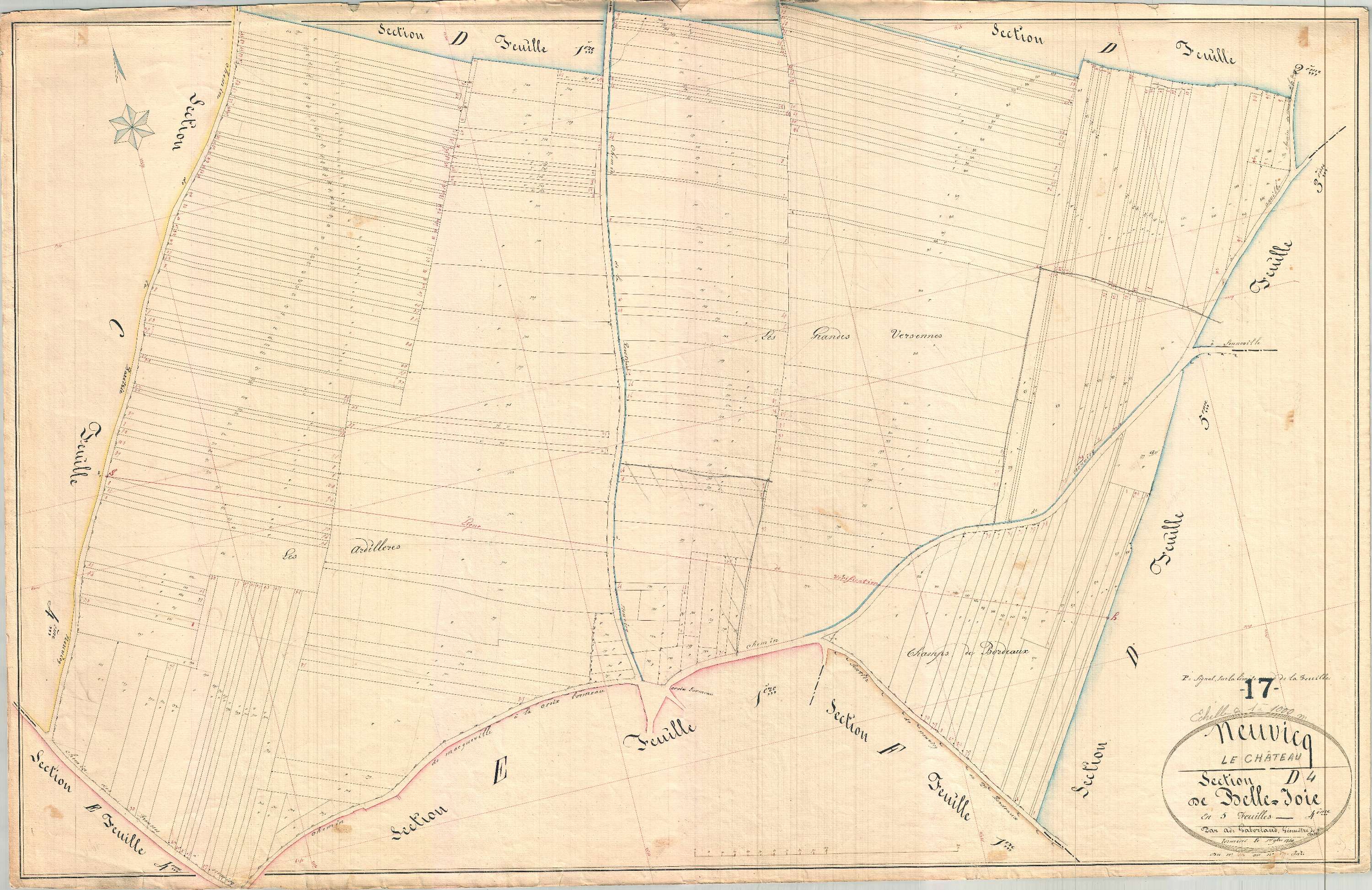 Neuvicq-le-Château - Section D4 dite de Belle Joie.