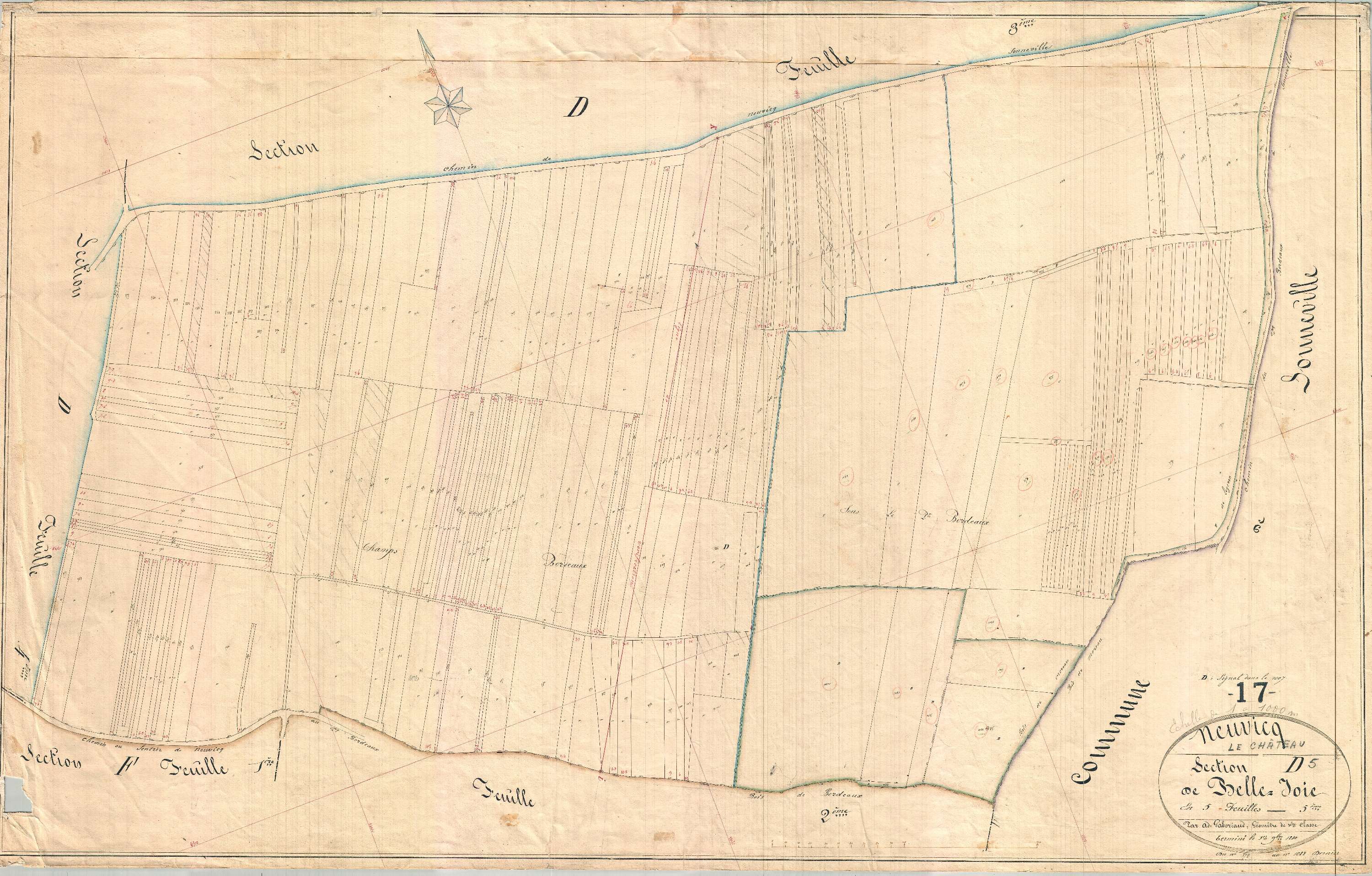 Neuvicq-le-Château - Section D5 dite de Belle Joie.