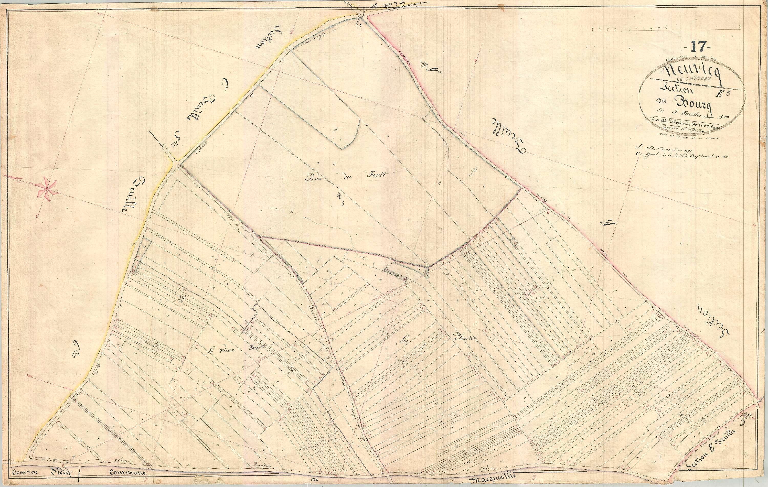 Neuvicq-le-Château - Section E5 dite du Bourg.