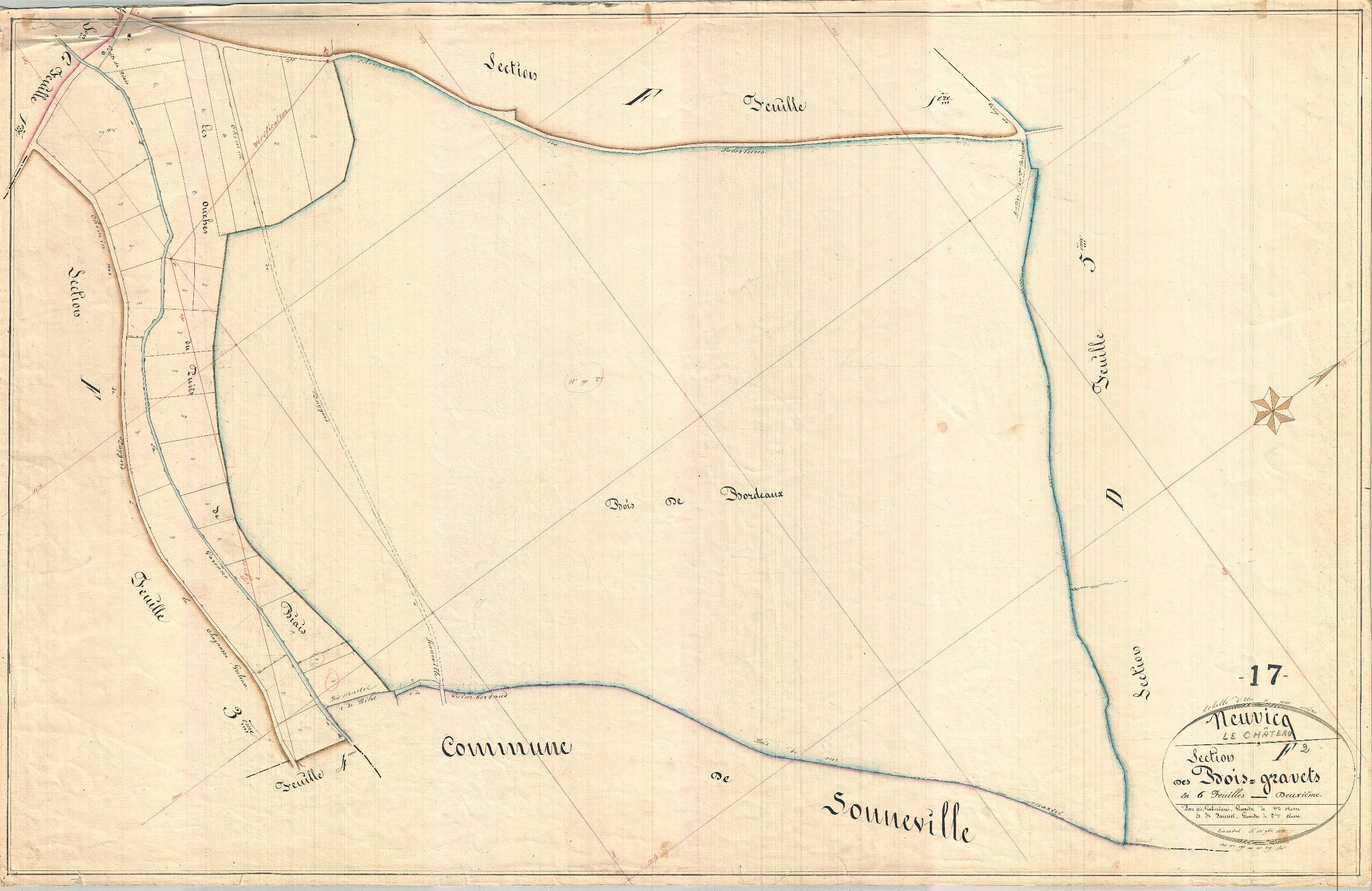 Neuvicq-le-Château - Section F2 dite des Bois Gravets.