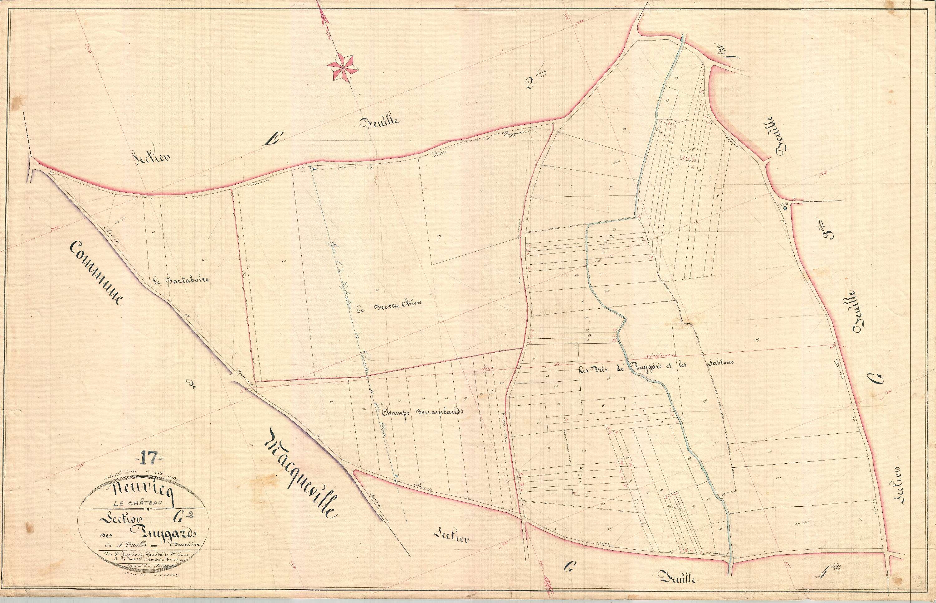 Neuvicq-le-Château - Section G2 dite des Puygards.