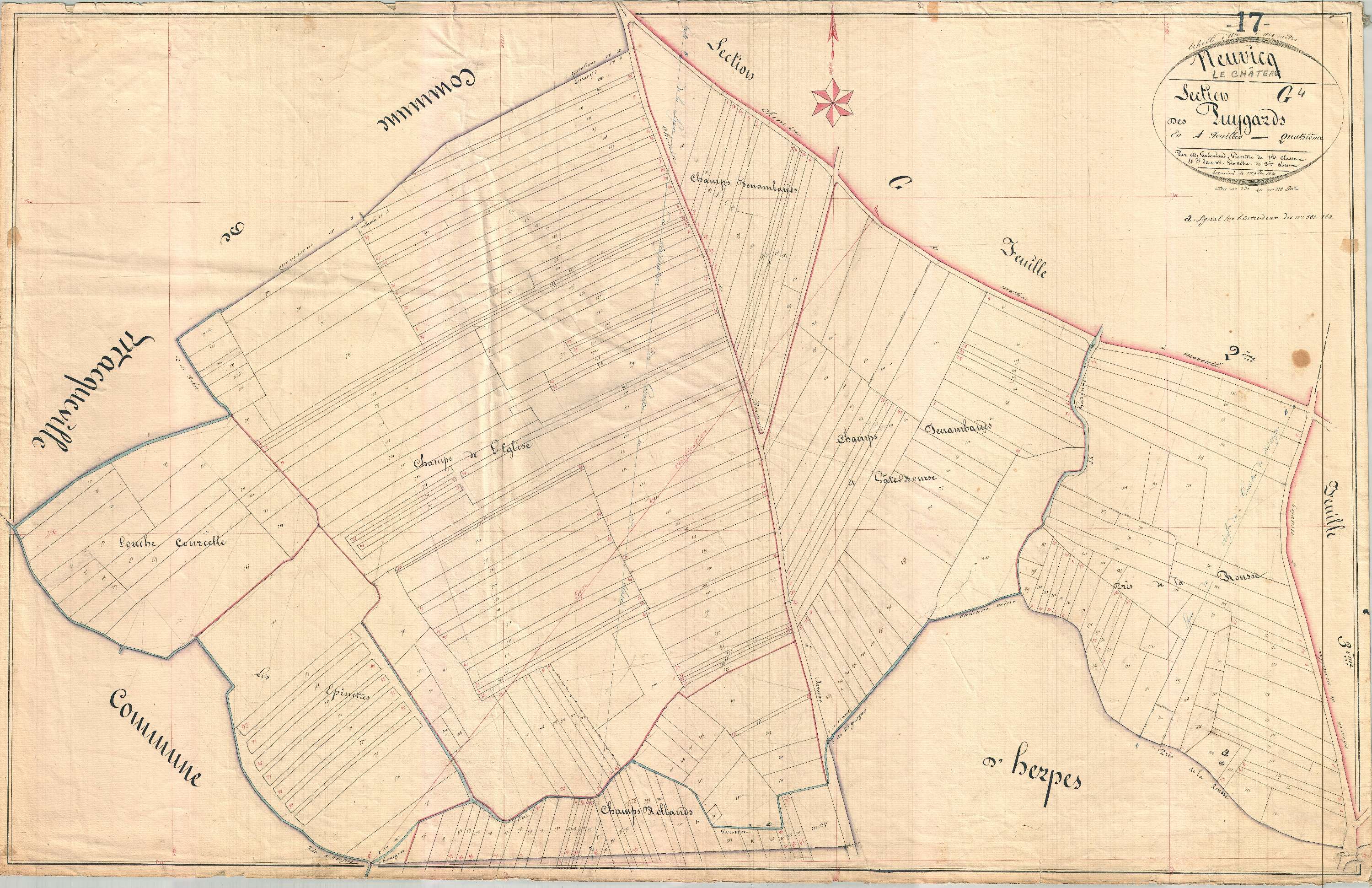 Neuvicq-le-Château - Section G4 dite des Puygards.