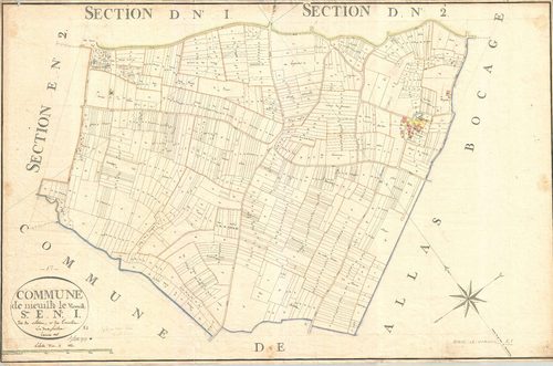 Nieul-le-Virouil - Section E1 dite du Château.