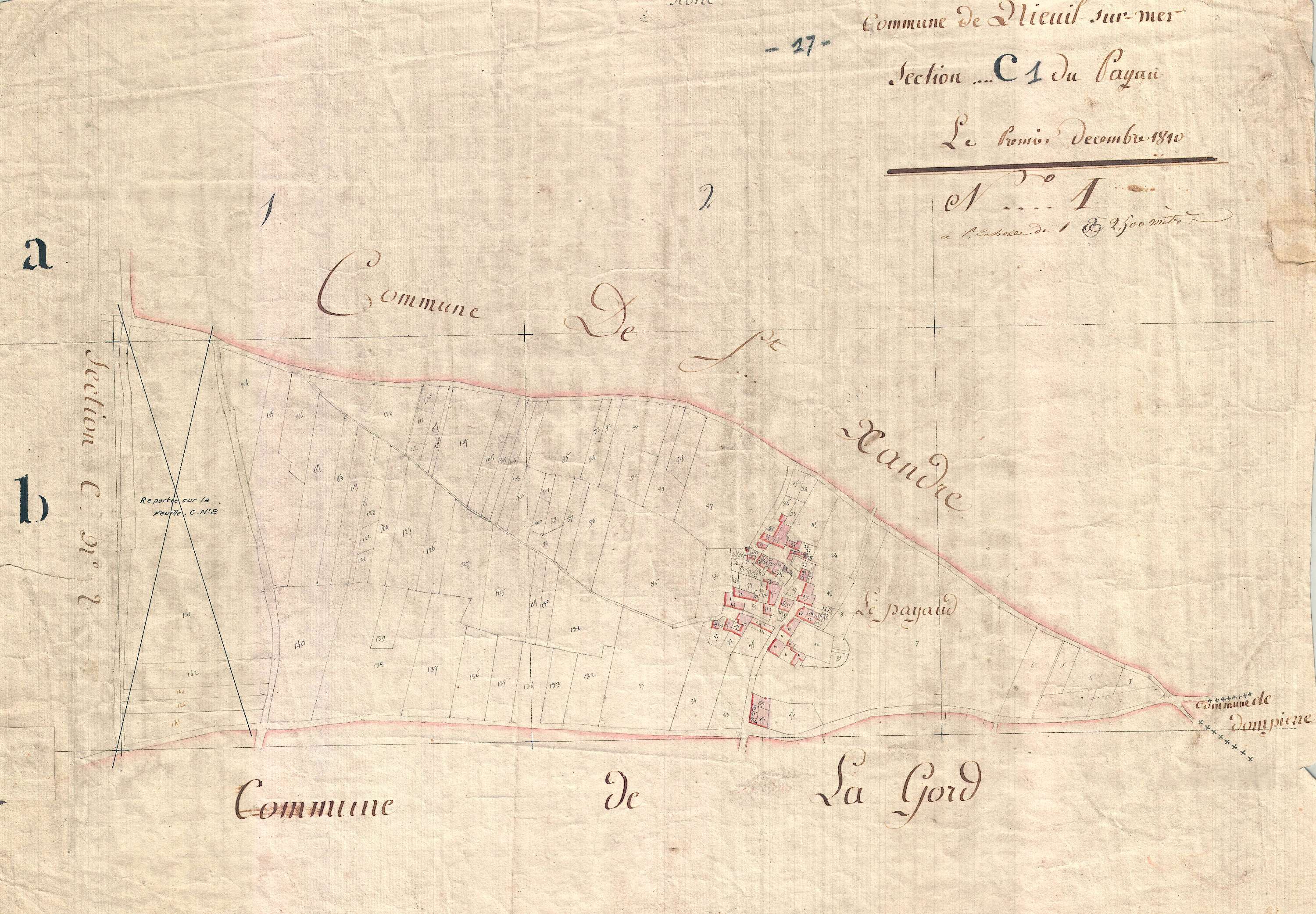 Nieul-sur-Mer - Section C1 dite du Payaud.