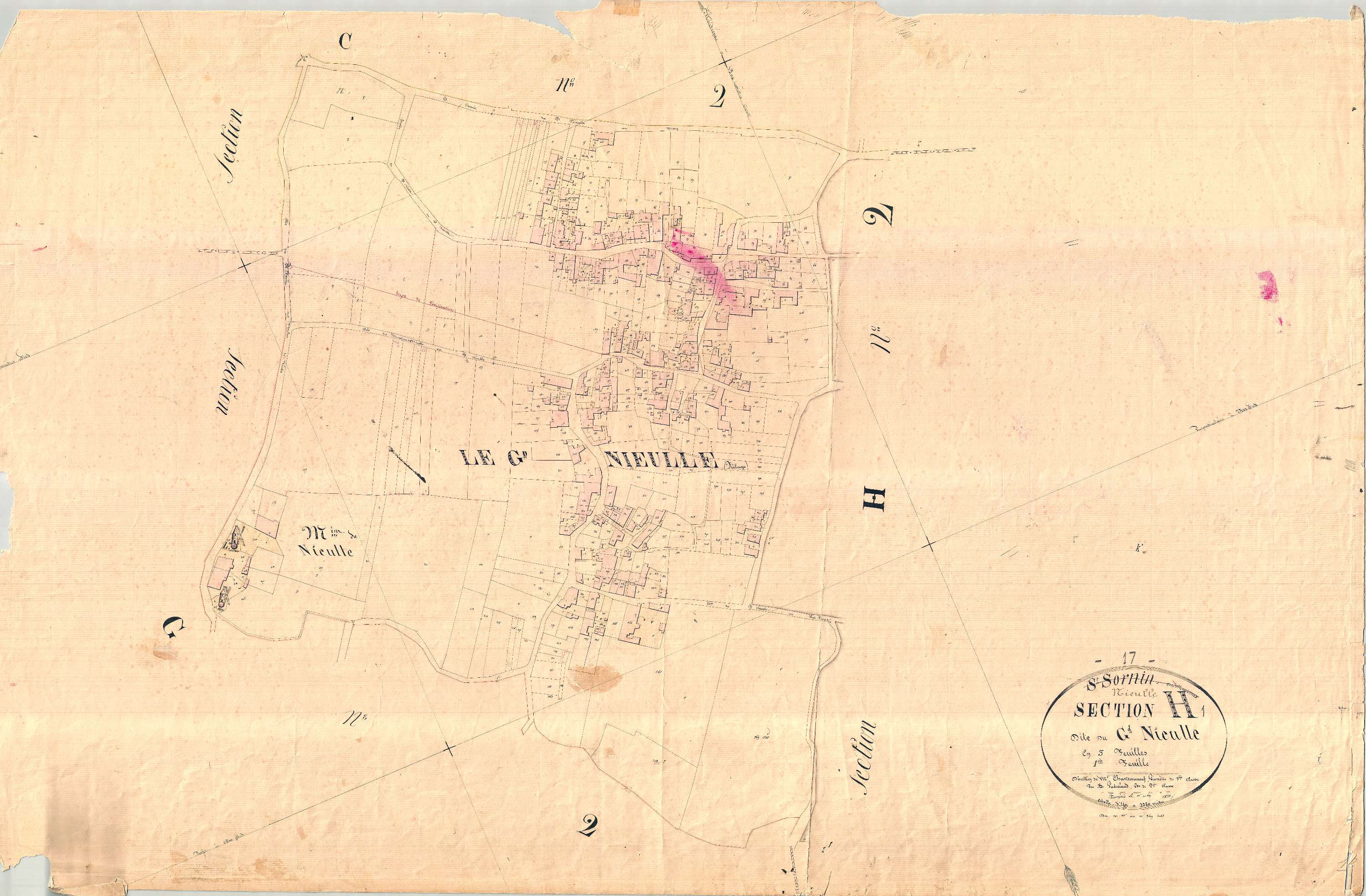 Nieulle-sur-Seudre - Section H2 dite du Grand Neuille.