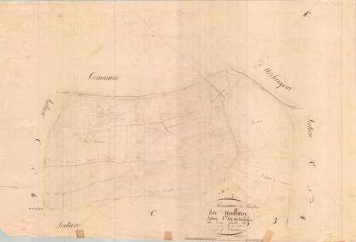 Nouillers - Section C6 dite de Tucholet. [document original pâle]