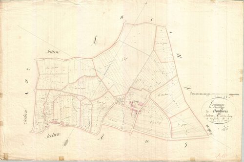 Nouillers - Section A6 dite du Bourg. [document original pâle]