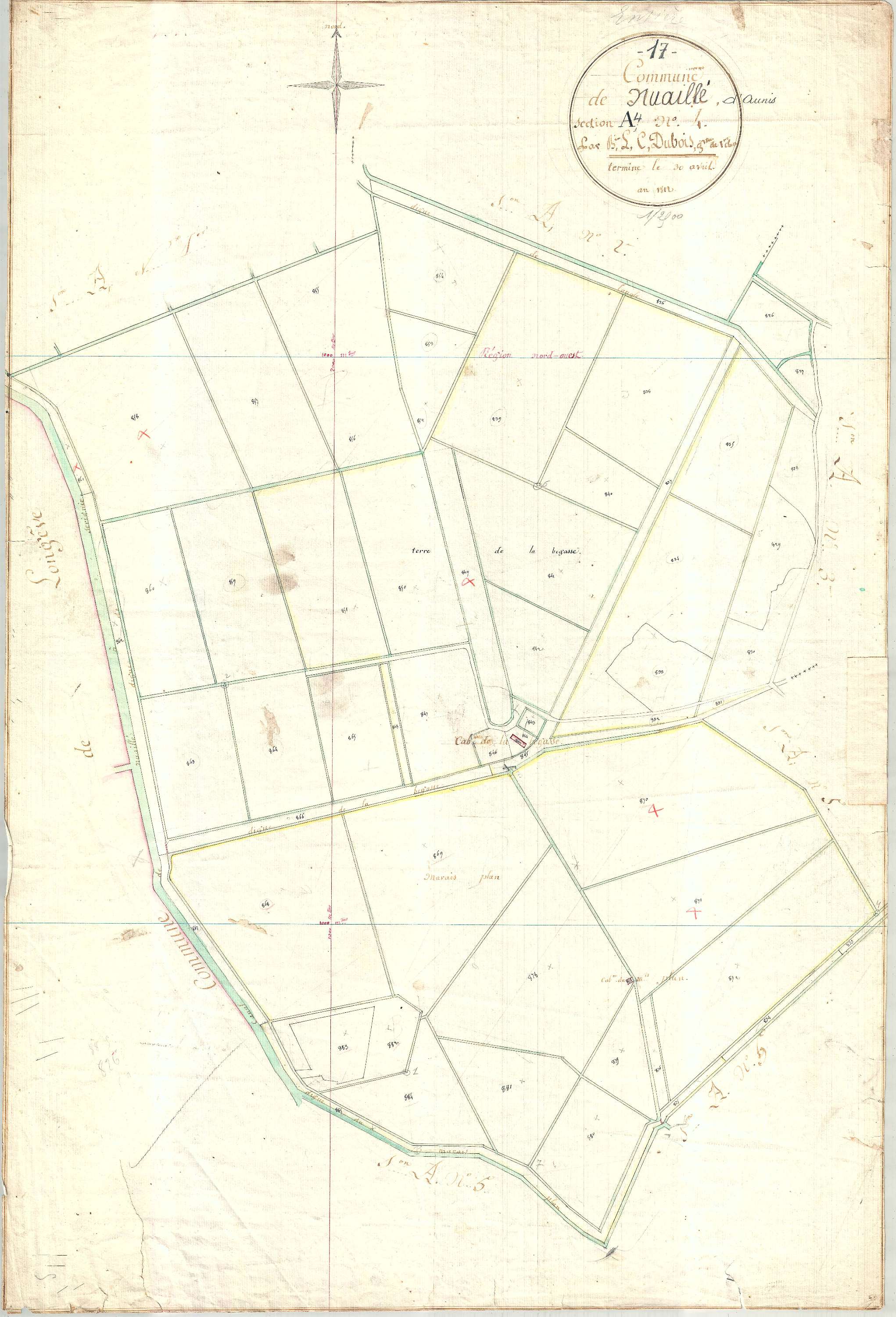 Nuaillé-d'Aunis - Section A4 (sans nom).