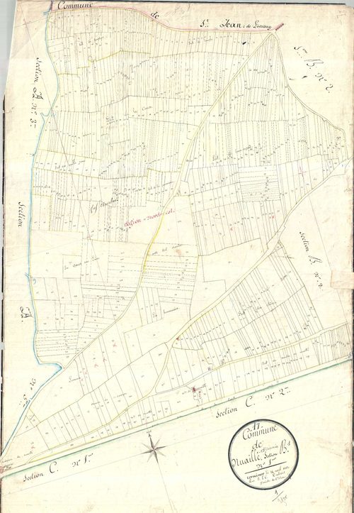 Nuaillé-d'Aunis - Section B1 (sans nom).