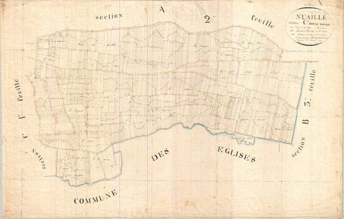 Nuaillé-sur-Boutonne - Section C2 dite du Bourg.