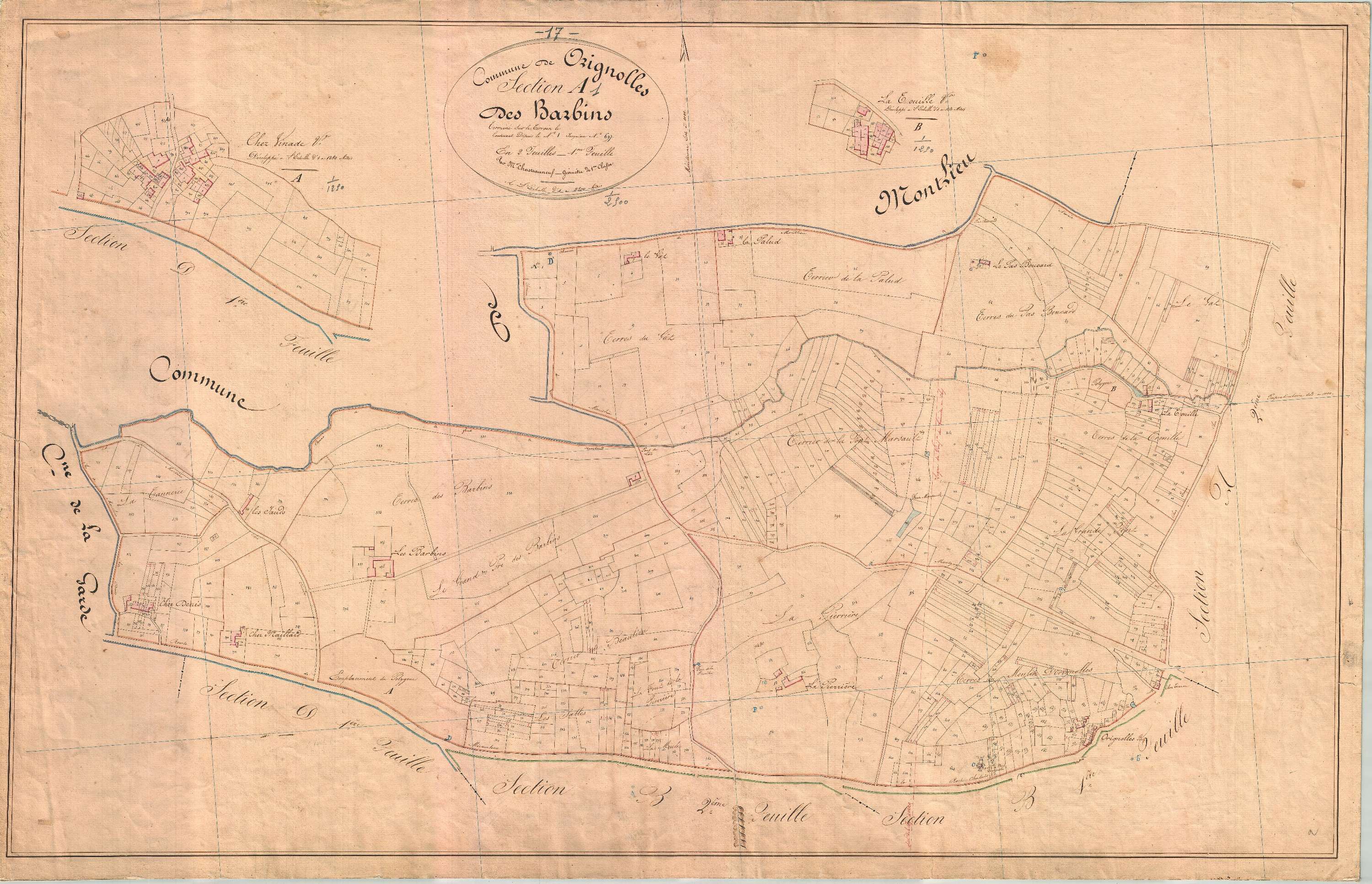 Orignolles - Section A1 dite des Barbins.