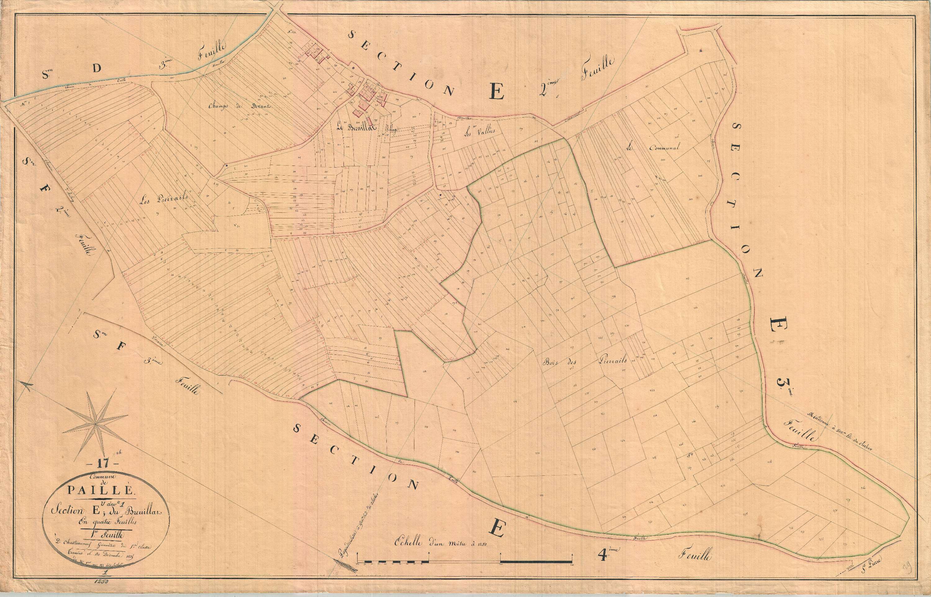 Paillé - Section E développement 1 dite de Breuillat.