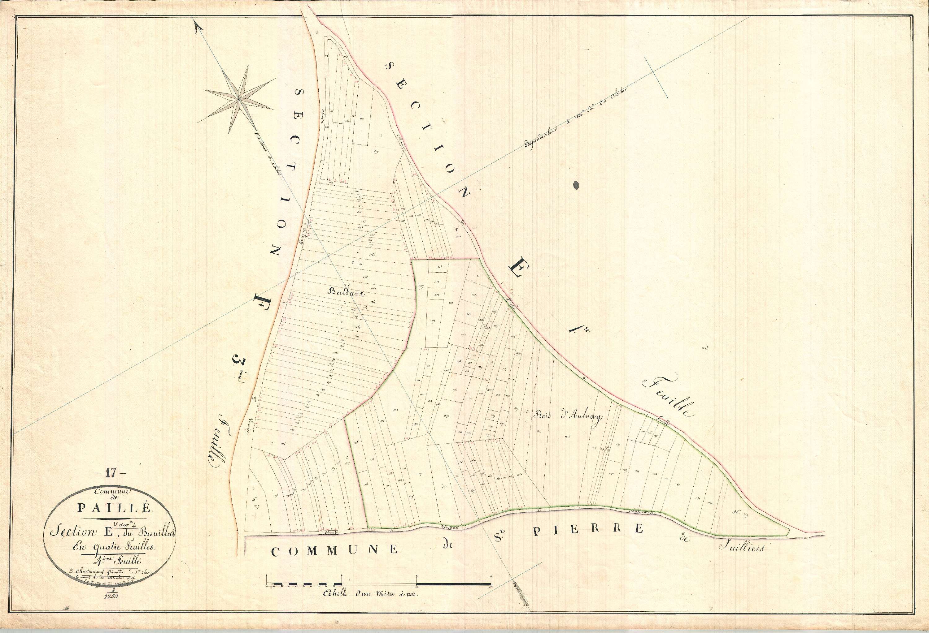 Paillé - Section E développement 4 dite de Breuillat.