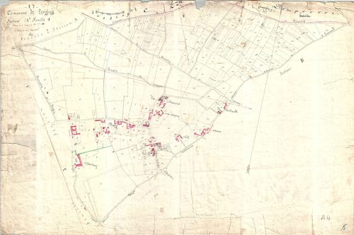 Périgny - Section A4 (sans nom). [document en mauvais état]