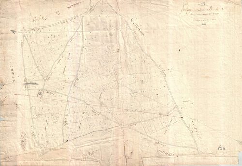 Périgny - Section B1 (sans nom). [document en mauvais état]