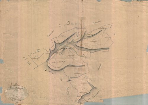 Pessines - Tableau d'assemblage. [document en très mauvais état]
