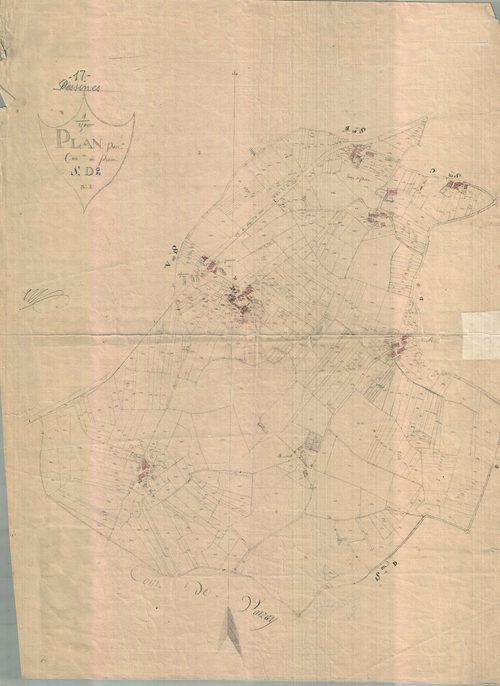 Pessines - Section D2. (sans nom). [document en mauvais état]