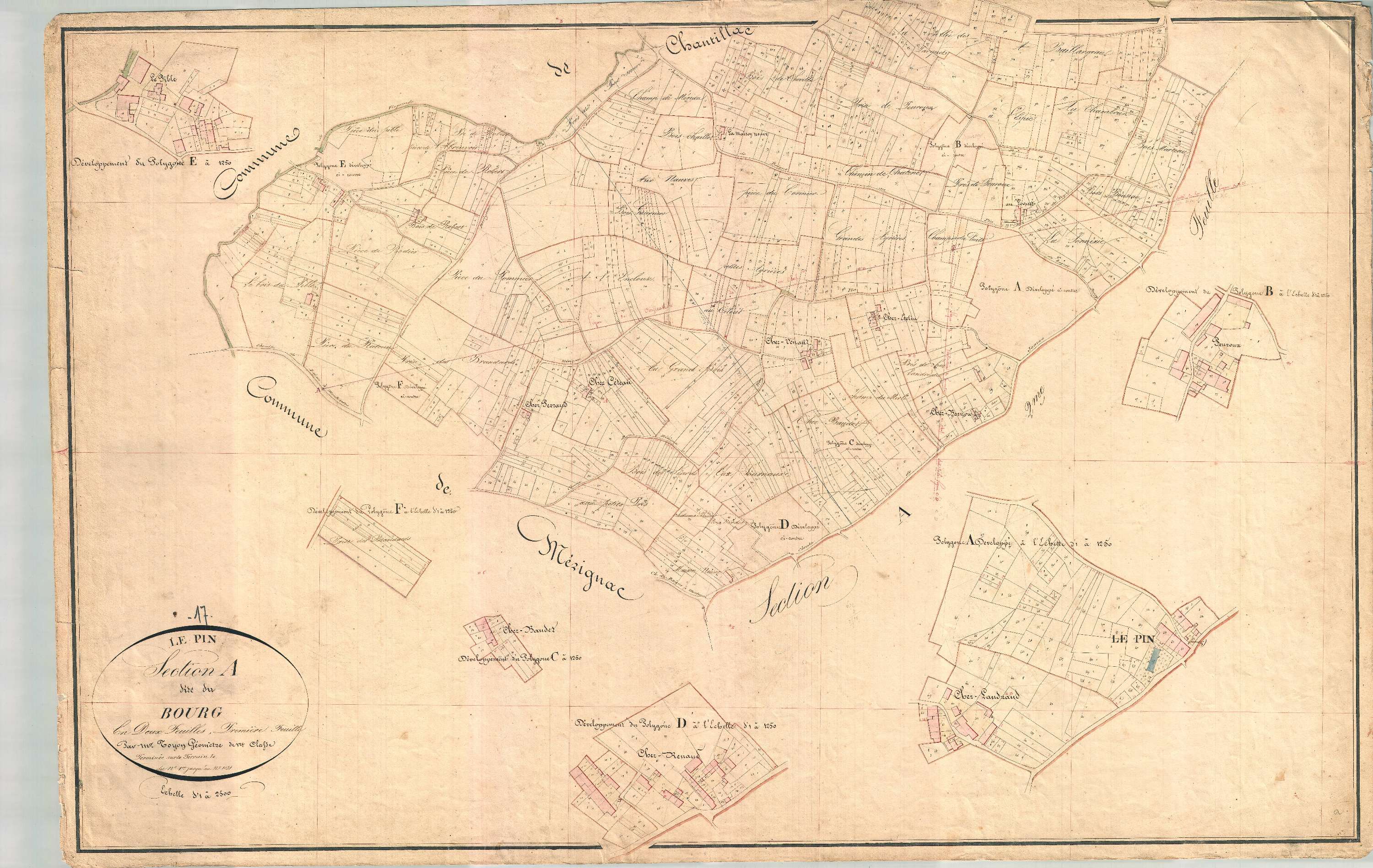 Le Pin - Section A1 dite du Bourg.