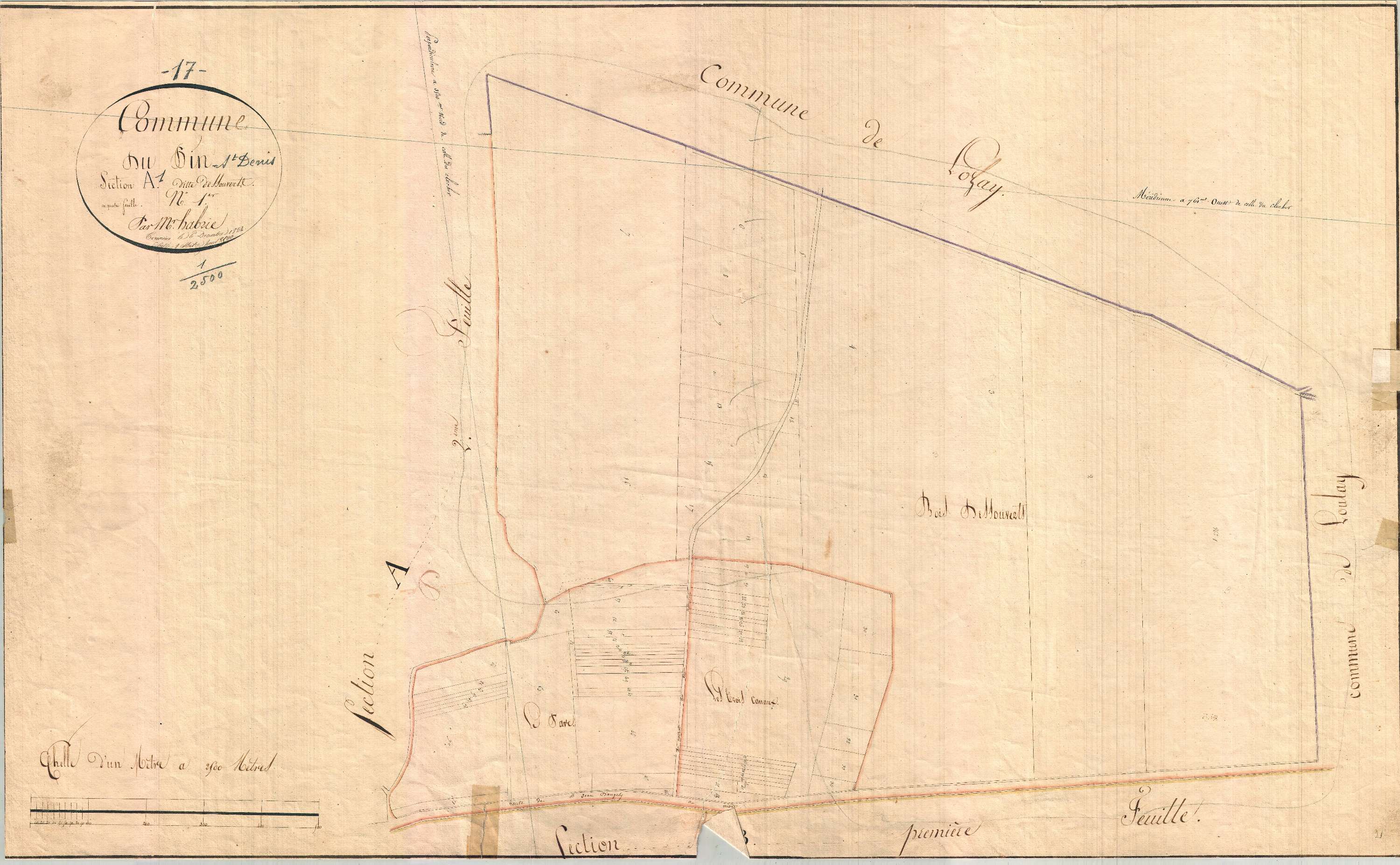 Saint-Denis-du-Pin - Section A1 dite des Souverts.