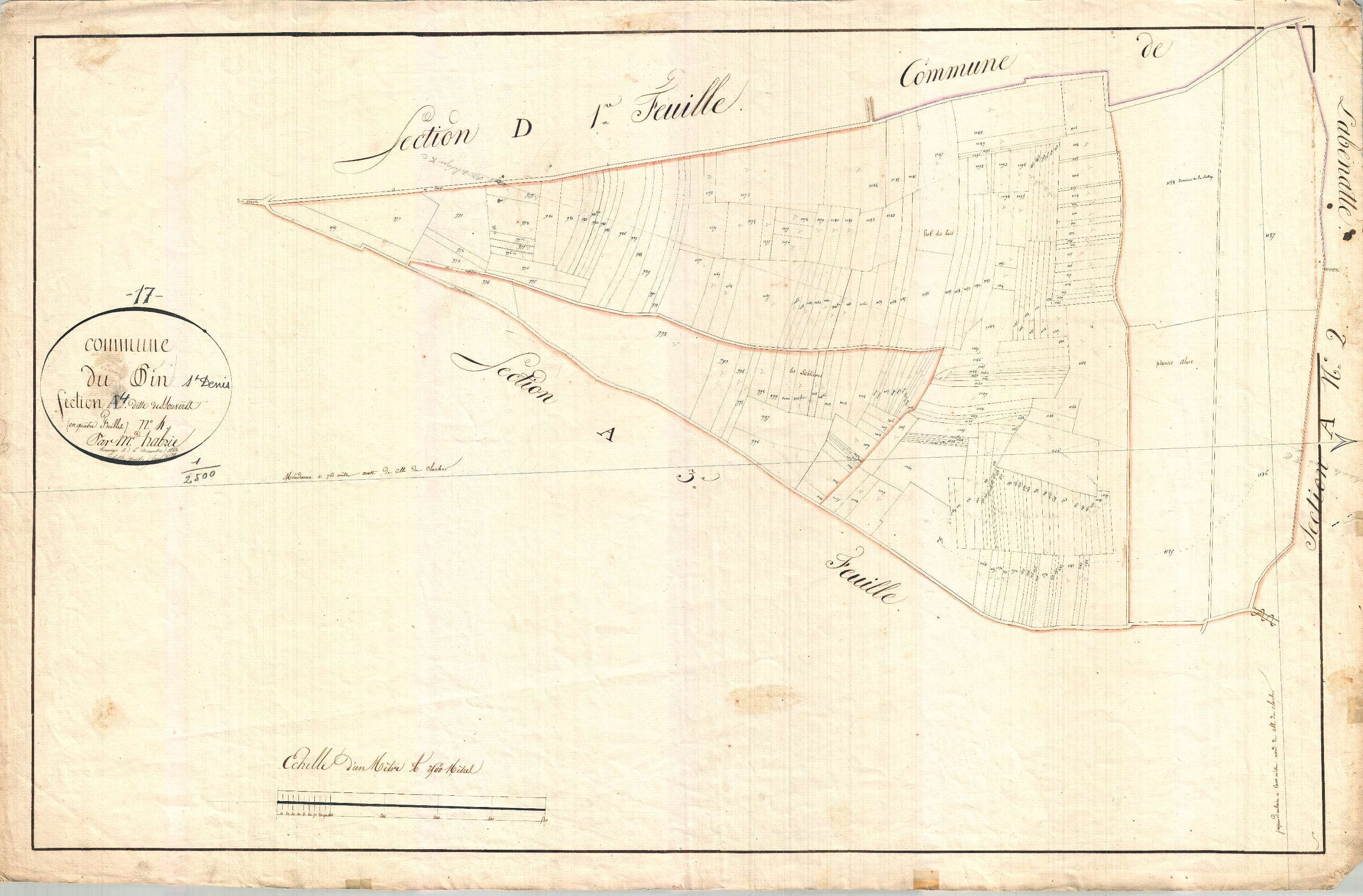 Saint-Denis-du-Pin - Section A4 dite des Souverts.