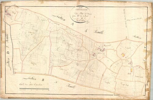 Saint-Denis-du-Pin - Section A3 dite des Souverts.