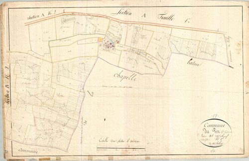 Saint-Denis-du-Pin - Section B1 dite de Bourgneuf.
