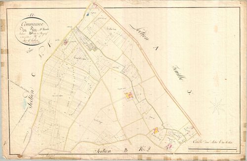 Saint-Denis-du-Pin - Section B3 dite de Bourgneuf.