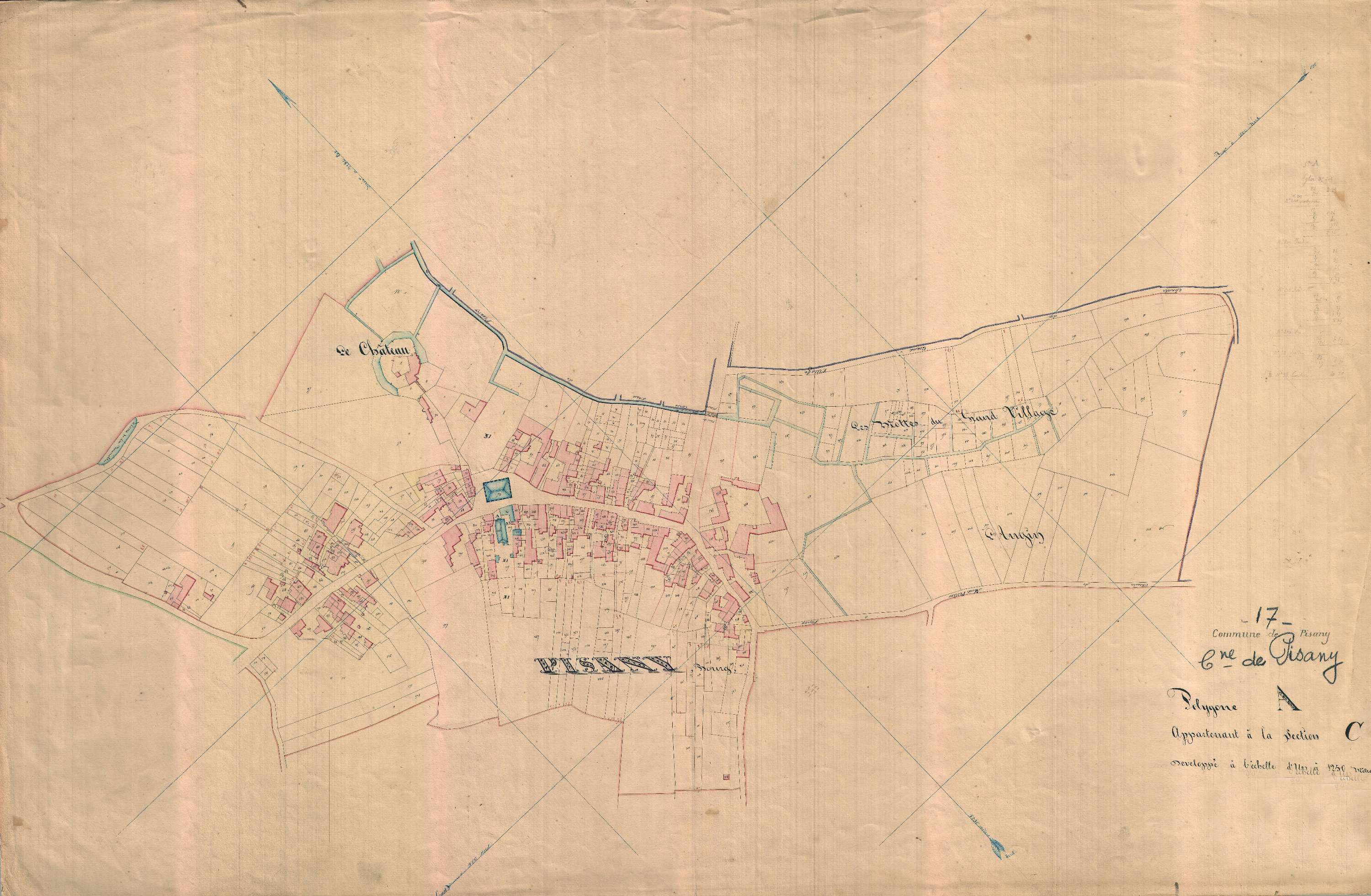 Pisany - Section C2 développement dite du Bourg.