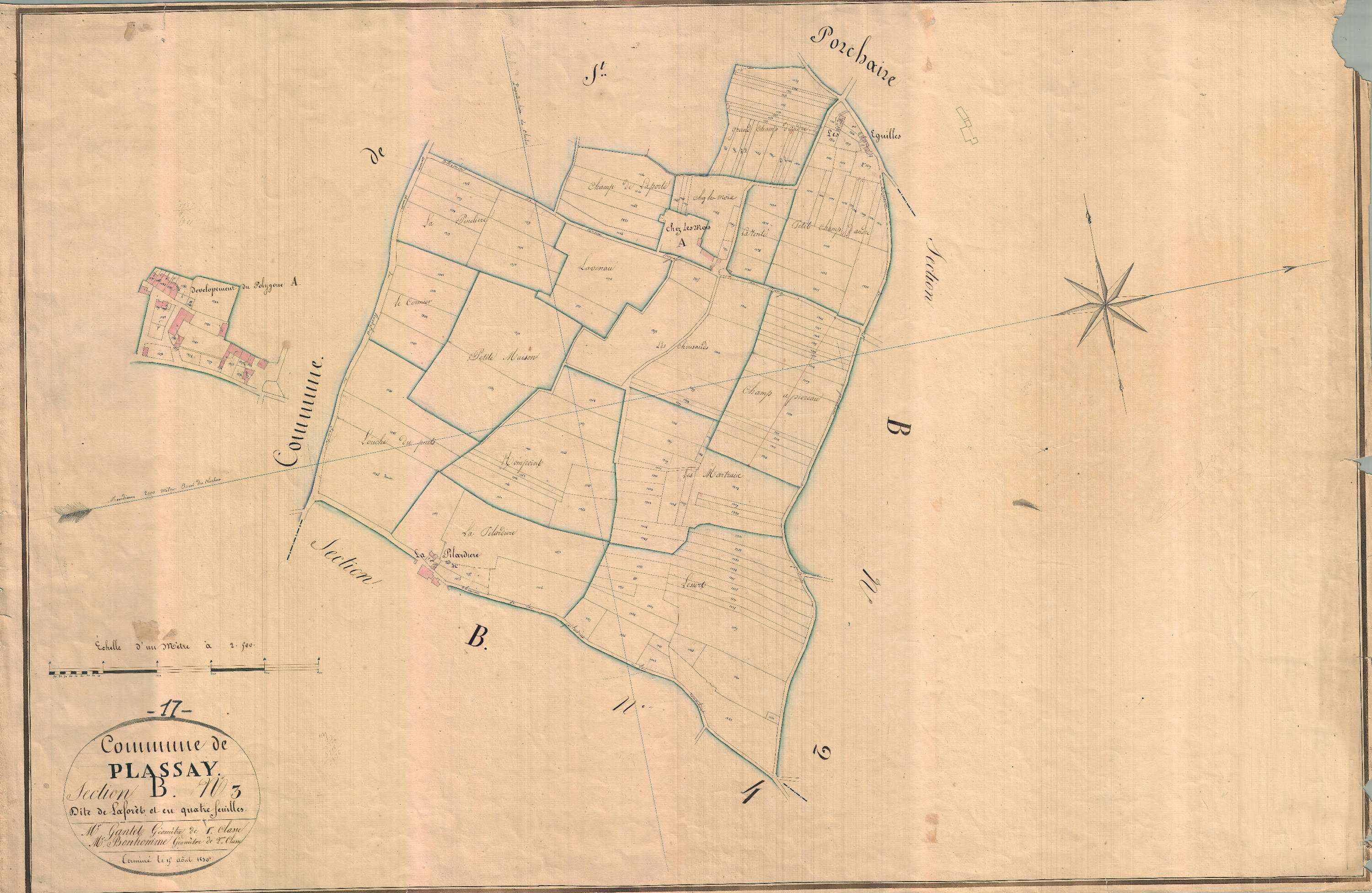 Plassay - Section B3 dite de la Fôret.