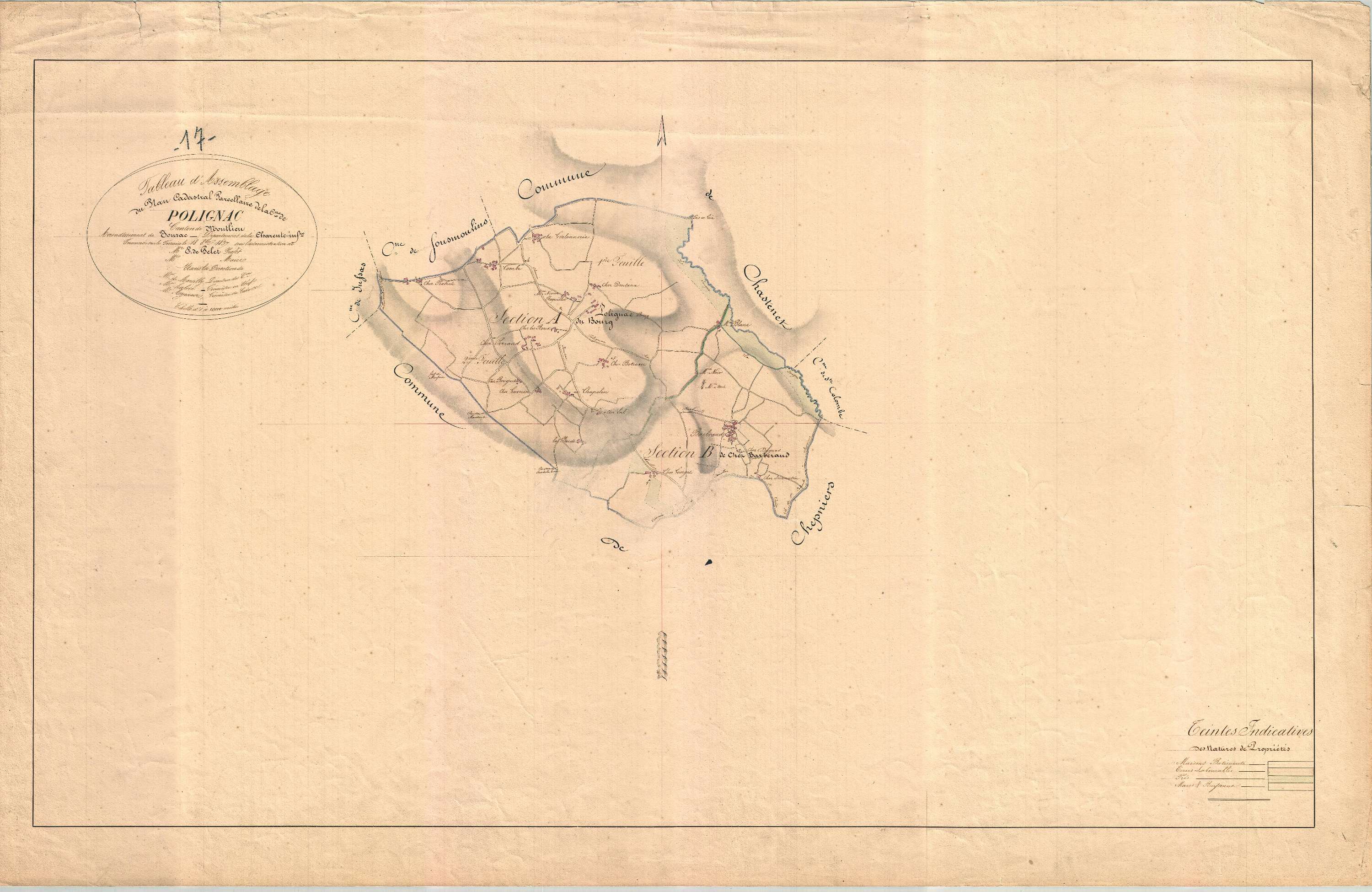 Polignac - Tableau d'assemblage.