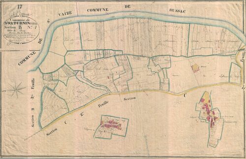 Port-d'Envaux - Section B4 dite du Bourg.