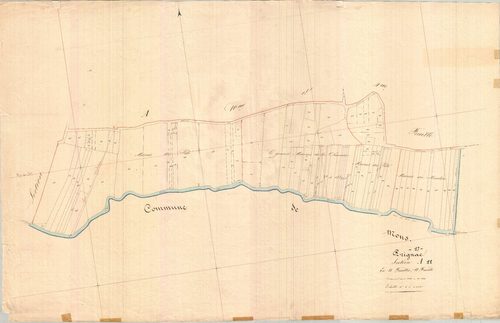 Prignac - Section A11 dite du Bourg.