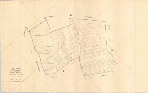 Prignac - Section B1 dite des Moulins.