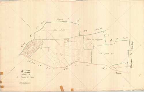 Prignac - Section B2 dite des Moulins.