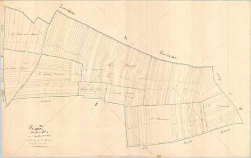 Prignac - Section B3 dite des Moulins.
