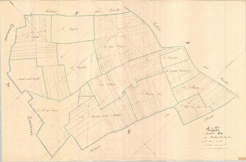 Prignac - Section B4 dite des Moulins.