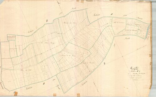 Prignac - Section B7 dite des Moulins.