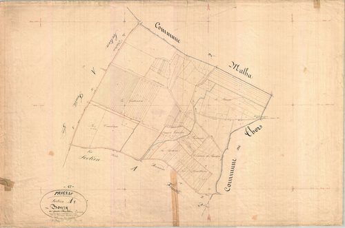 Prignac - Section A1 dite du Bourg.