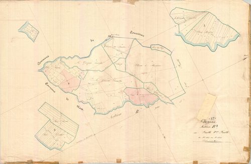 Prignac - Section B8 dite des Moulins.