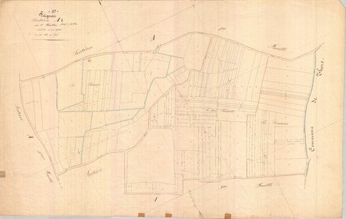 Prignac - Section A2 dite du Bourg.