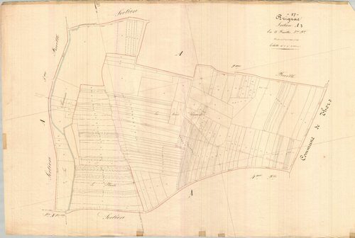 Prignac - Section A3 dite du Bourg.