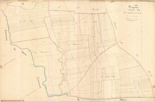 Prignac - Section A4 dite du Bourg.