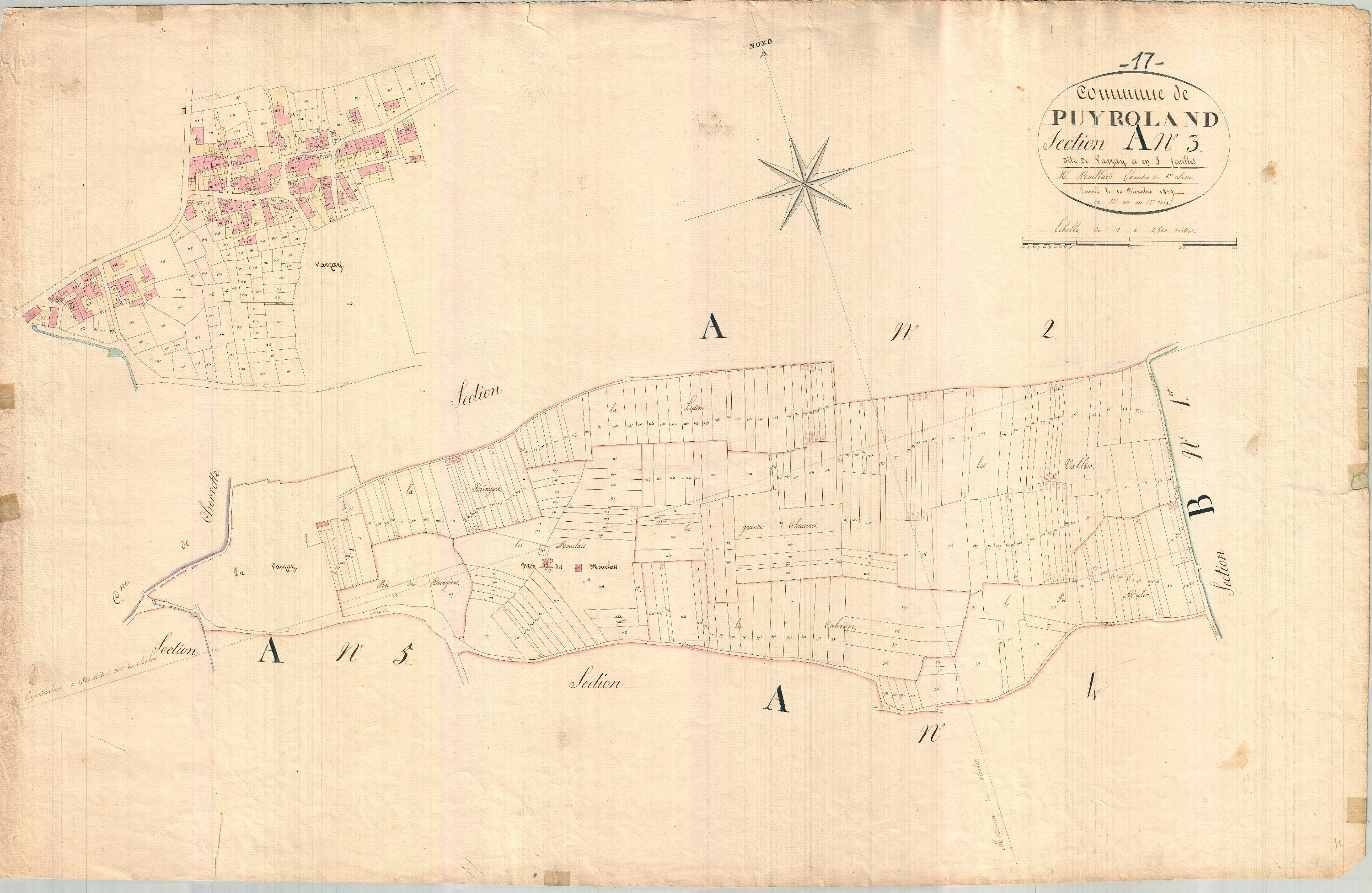 Puyrolland - Section A3 dite de Varzay.