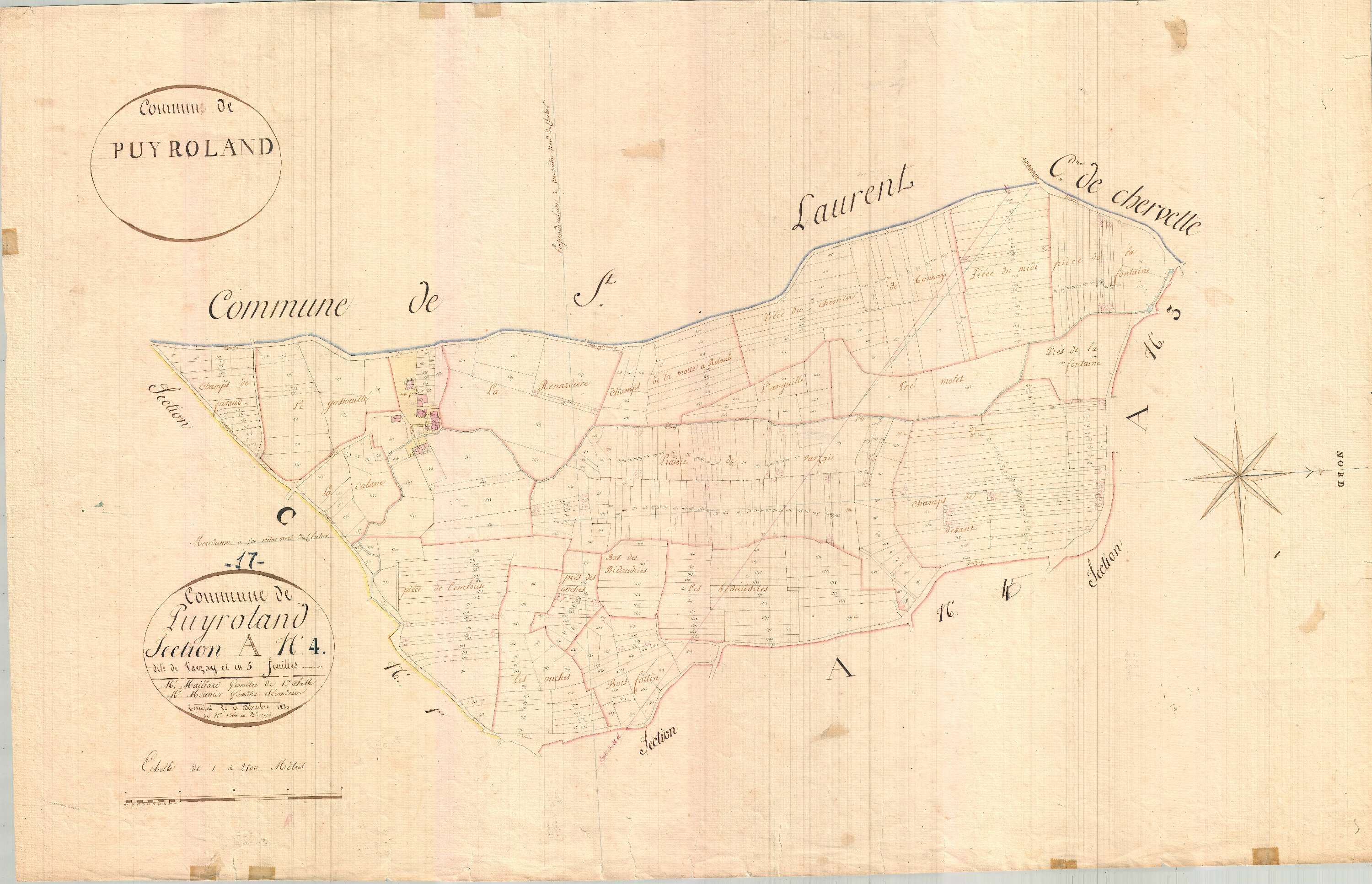 Puyrolland - Section A4 dite de Varzay.
