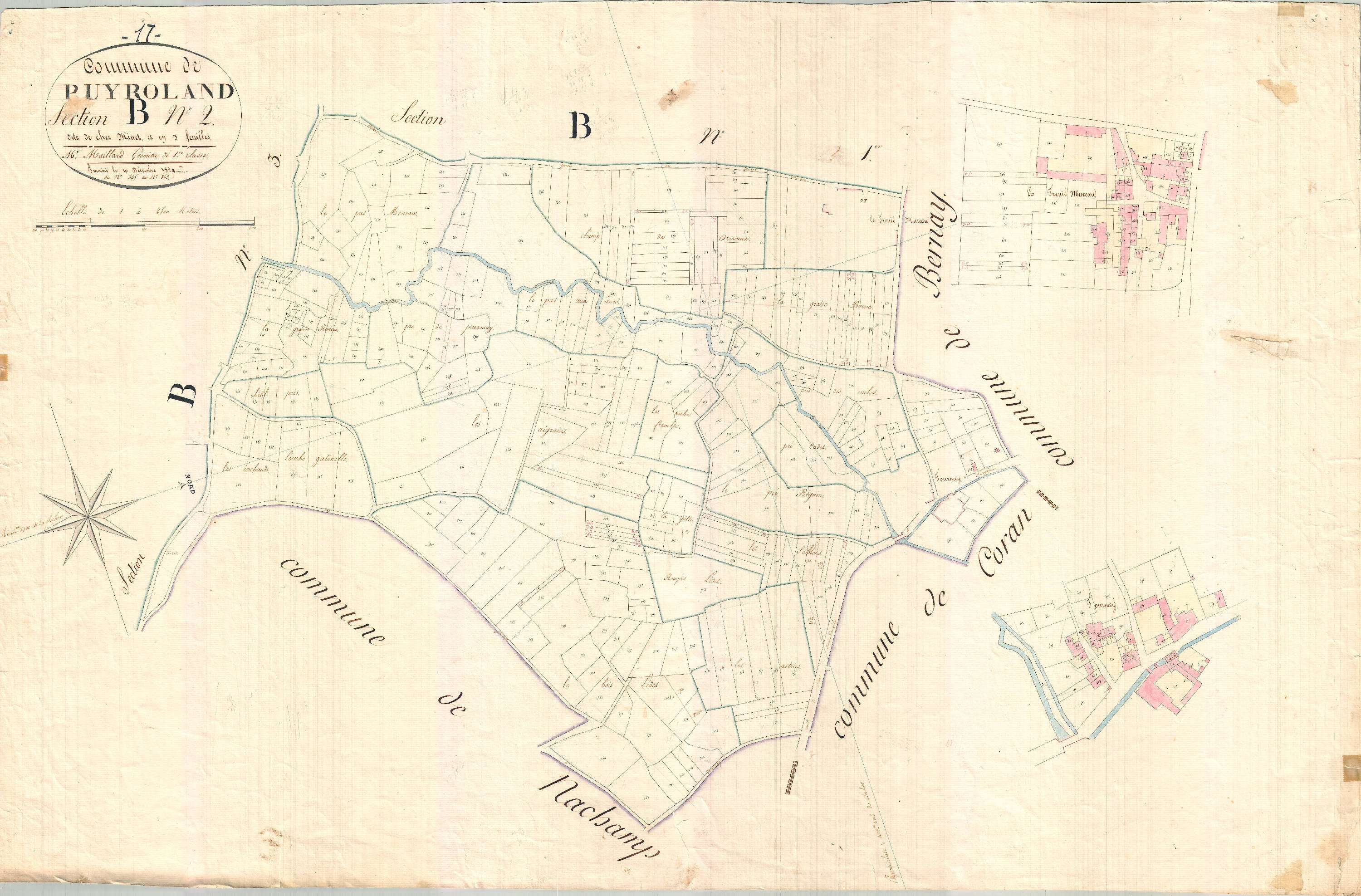 Puyrolland - Section B2 dite de chez Minet.