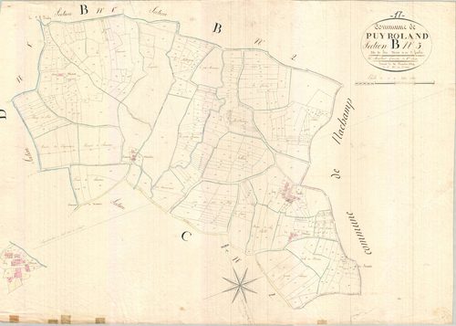 Puyrolland - Section B3 dite de chez Minet.